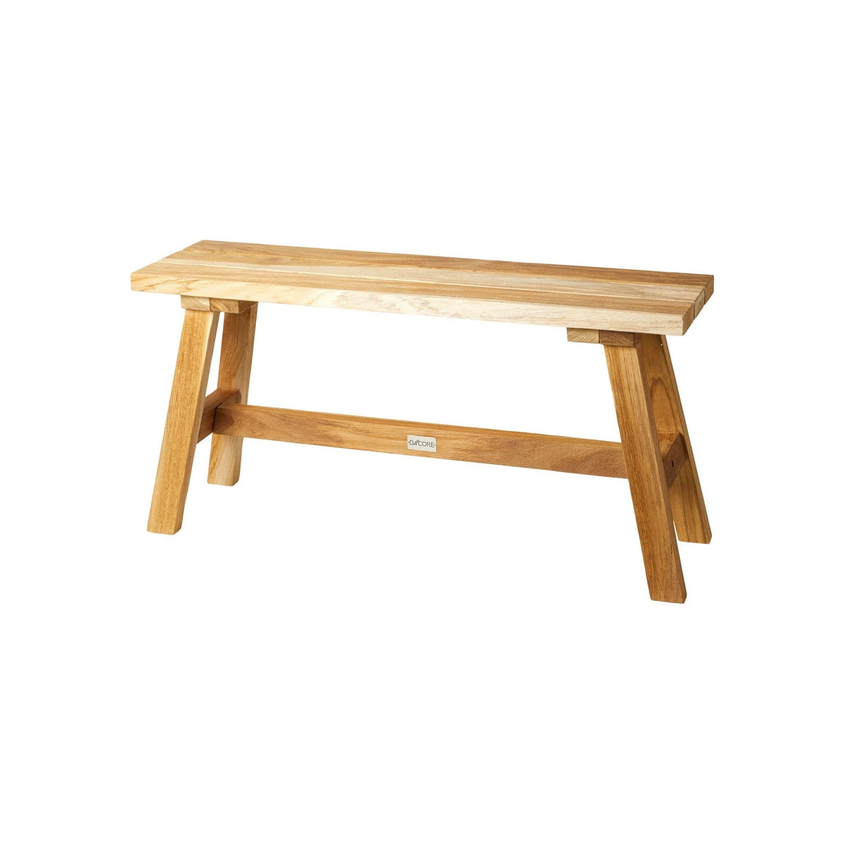 Teak Bench without Backrest 90 x 25 x 45 cm