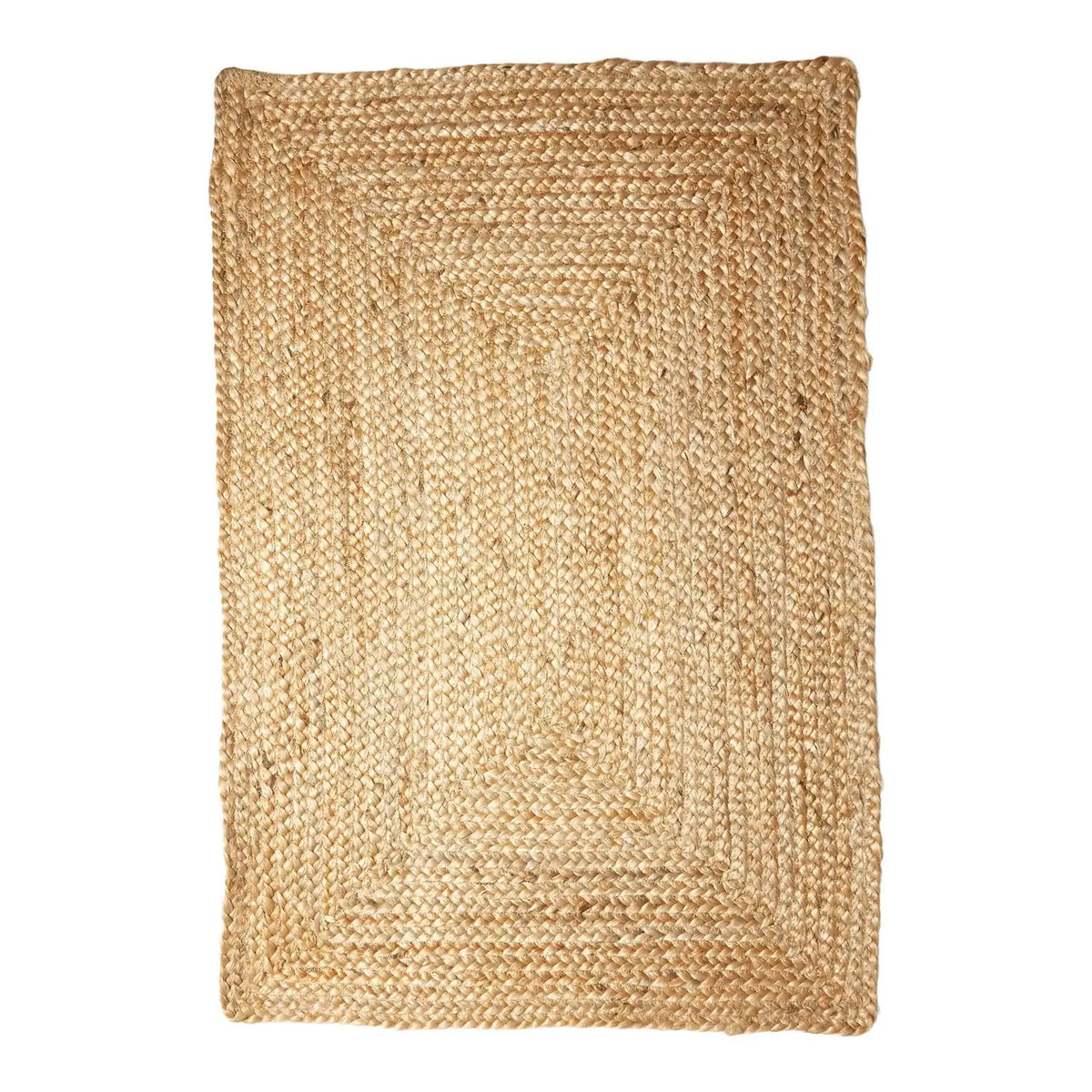 Braided Jute Mat 40 x 60 cm - Natural