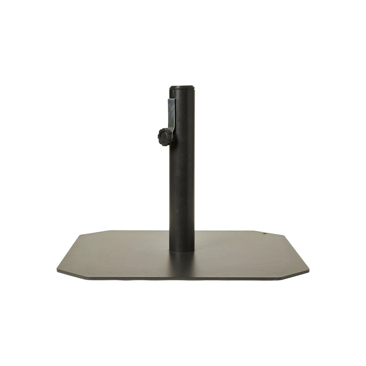 Square Parasol Base 50 x 50 cm - Black