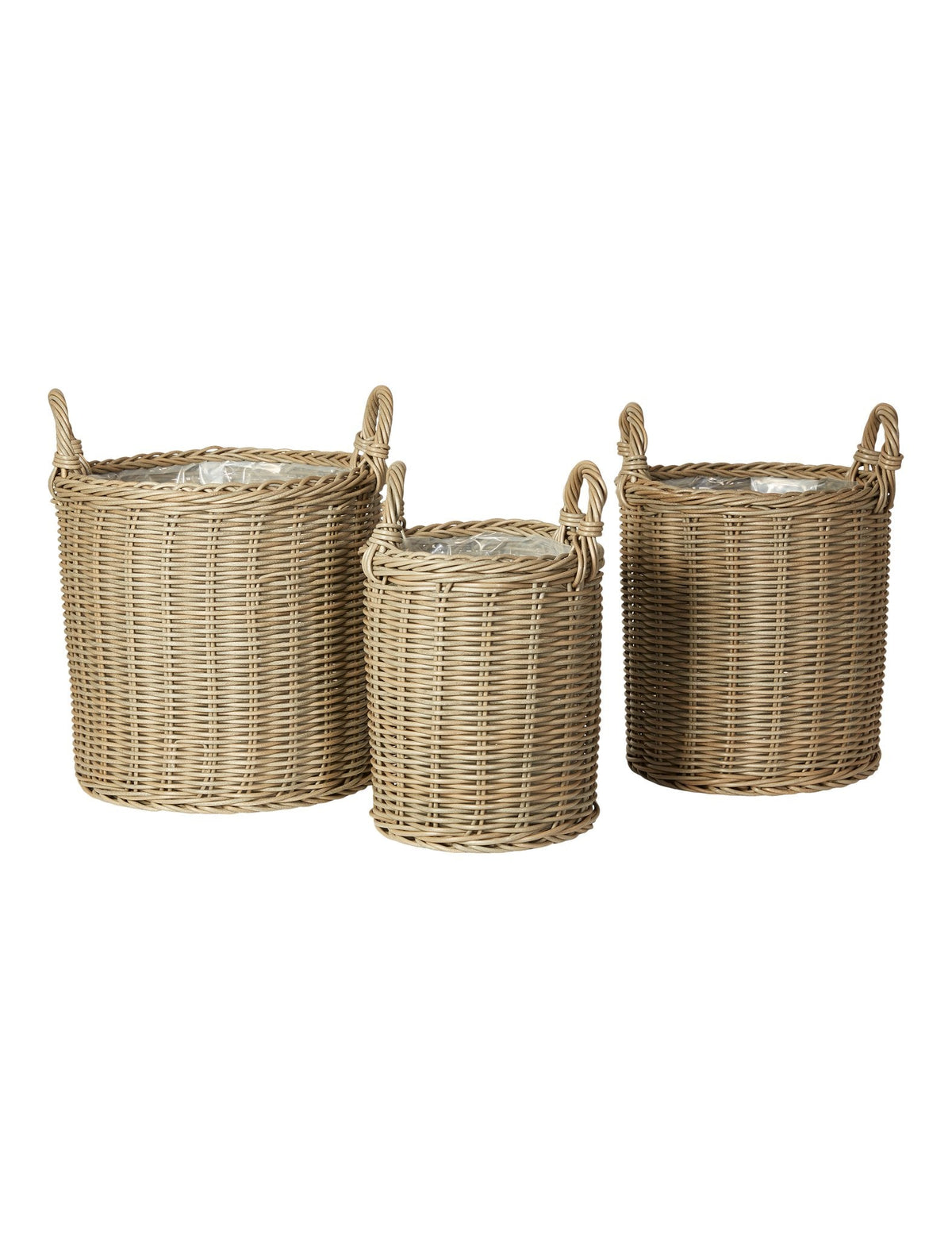 Basket Set of 3 - Brown