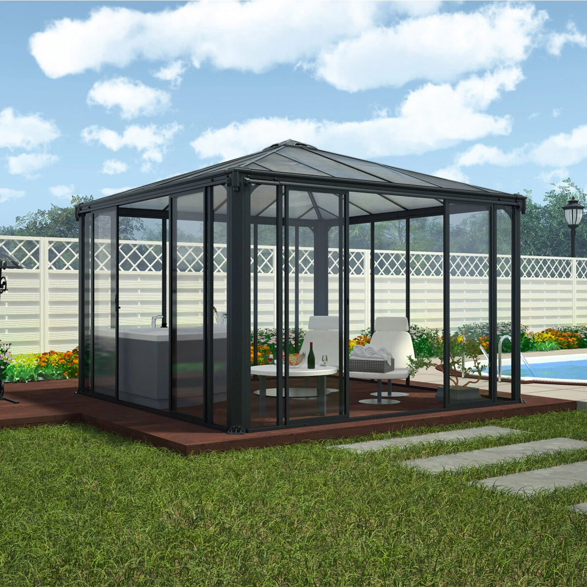 Enclosure Kit for Canopia Palermo 3600 - 12 ft. x 12 ft.