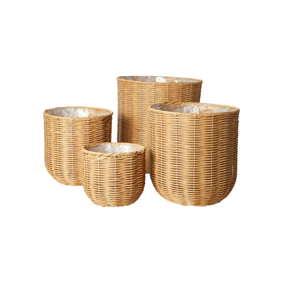 Woven Basket Set of 4 - Natural