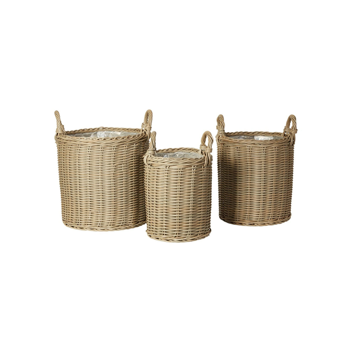 Basket Set of 3 - Brown