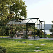 Greenhouse Galant IV, 4 mm glass + polycarbonate, fir green