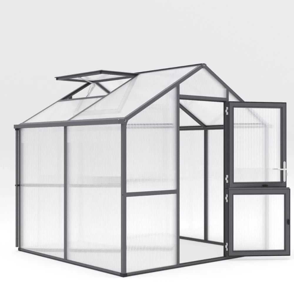 Greenhouse Iris II, anthracite-grey