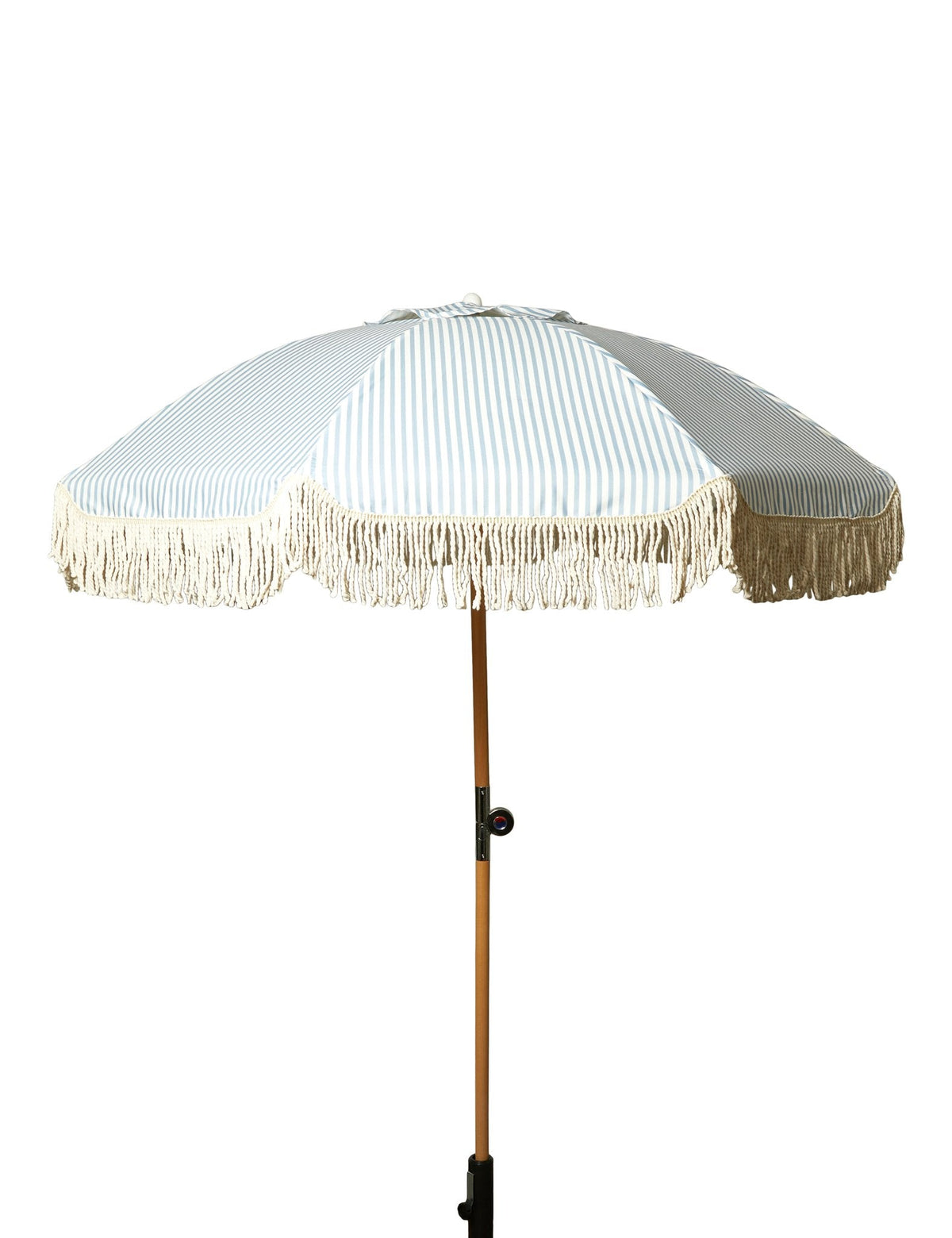 Malibu Parasol Ø1.8 m with Tilt - Blue Striped