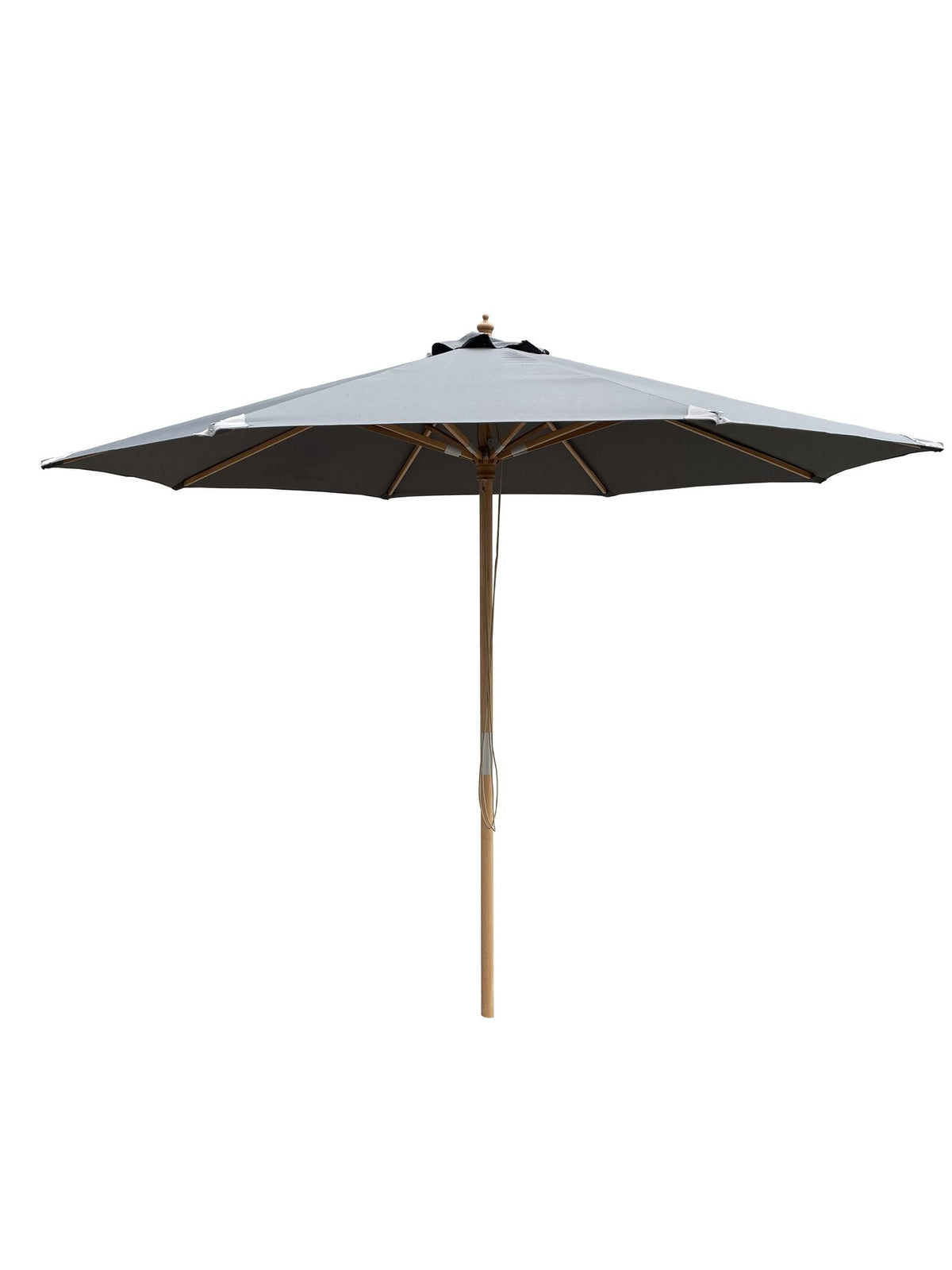 Nice Parasol Ø3 m, Beech Pole - Grey