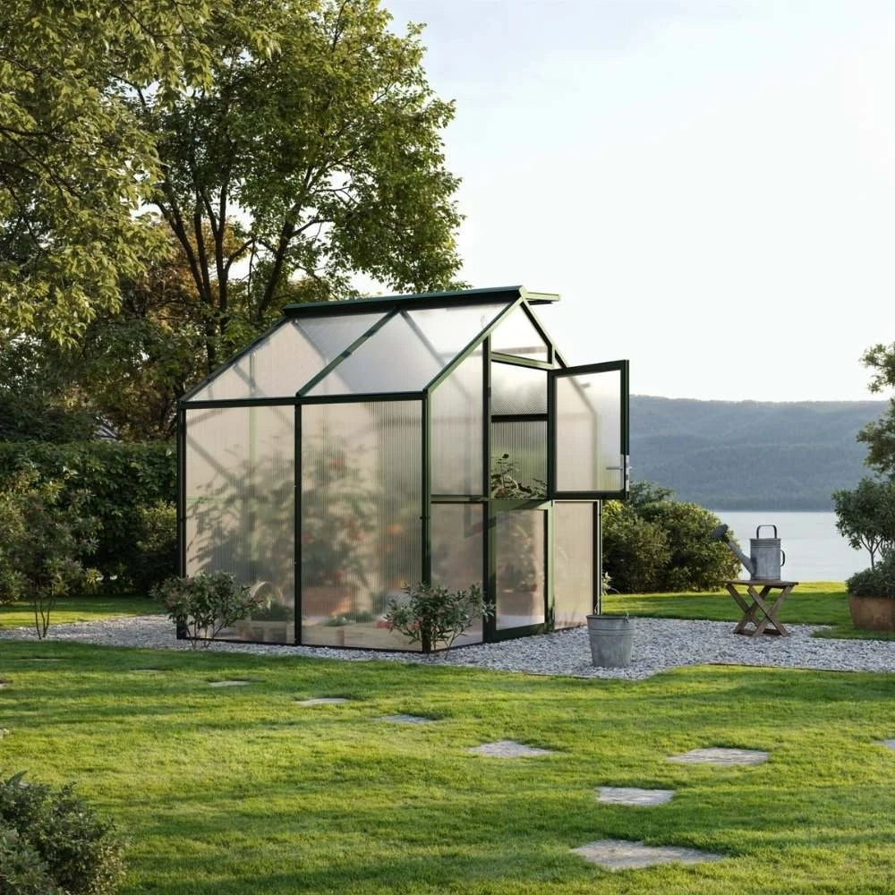 Greenhouse Novum II, nur HKP, fir green