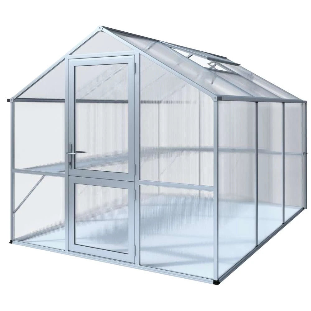 Rose III Clear Greenhouse KGT – High-Quality Glass Greenhouse