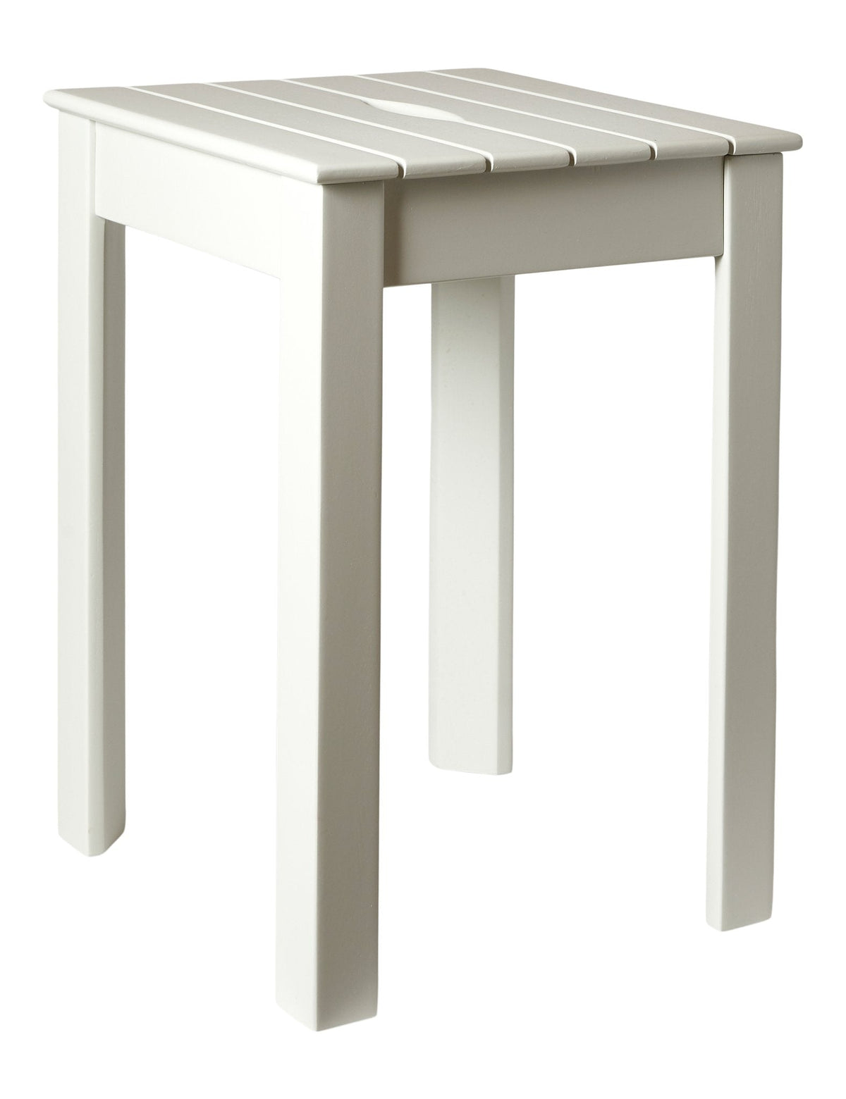 Tokyo Stackable Stool Acacia 32 x 32 x 46 cm - Light Grey